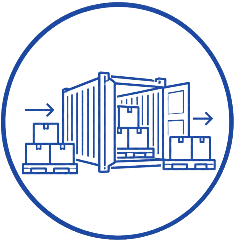 Container stuffing and destuffing