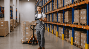 warehouse worker in tw logistics