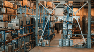 overflow warehousing in melbourne with stacked pallets
